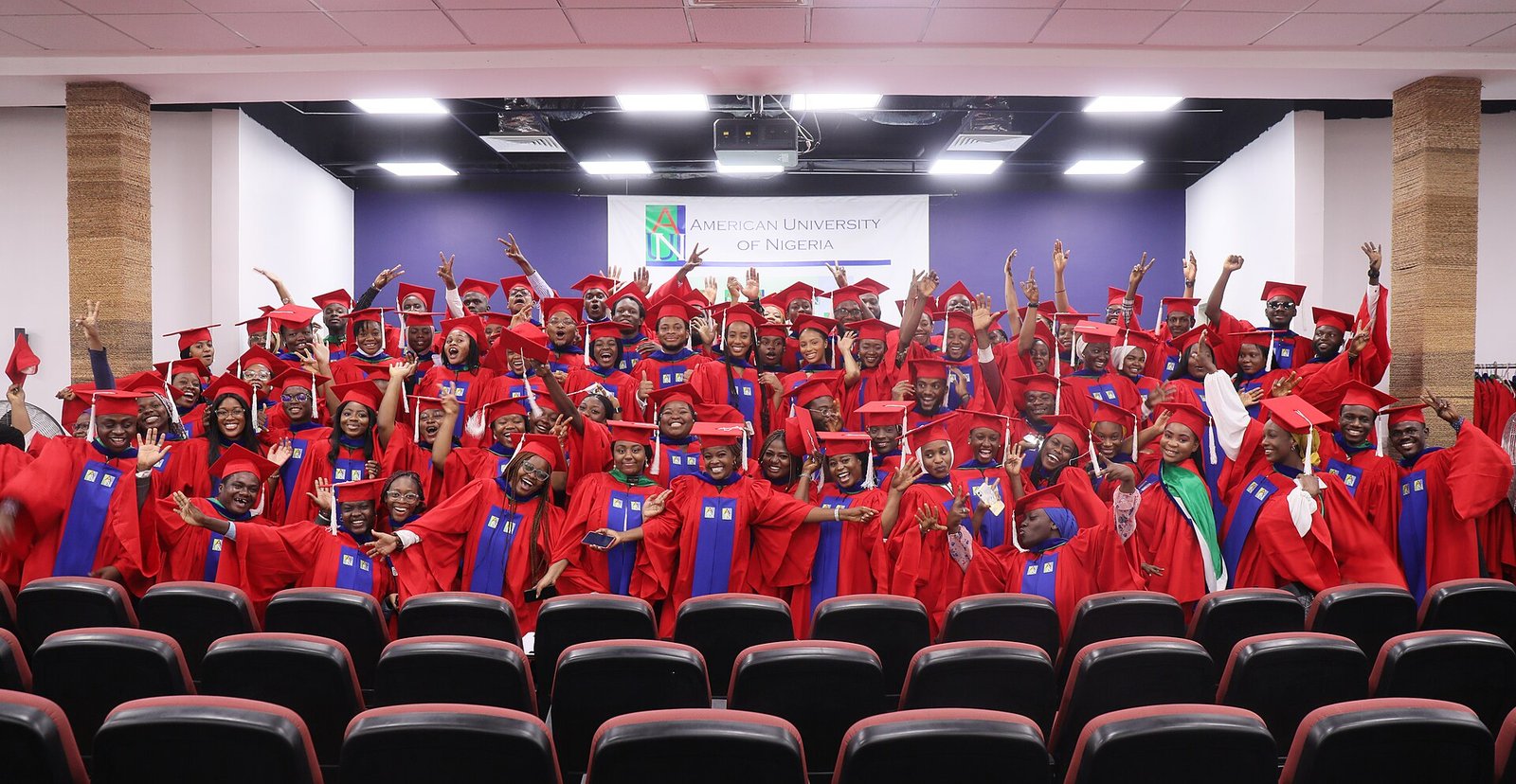 AUN Students in Graduation Gowns — photo by Thepresido (Wikimedia Commons, CC BY-SA 4.0)